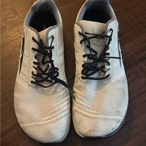 Altra Men's White and Black Athletic Shoes